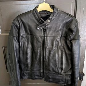 Pro-Rider leather motorcycle jacket